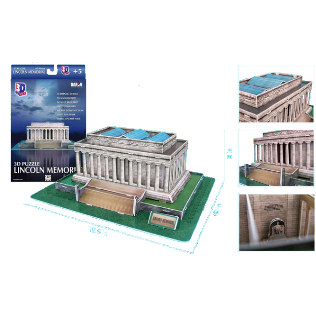 Lincoln Memorial 3D Jigsaw Puzzle