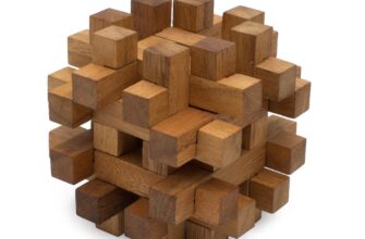 Double Lock-a-Ball Puzzle by SiamManadalay