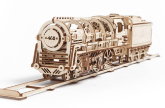 ugears STEAM LOCOMOTIVE WITH TENDER