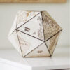WORLD MAP wood GLOBE DESK DECOR